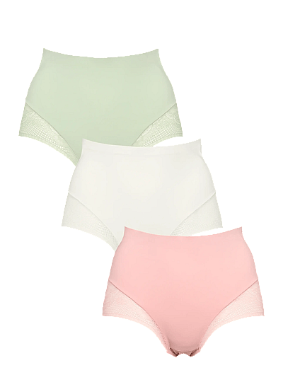 Seamless Maxi W Lace 3-Pack - Midi & Maxi Trusser