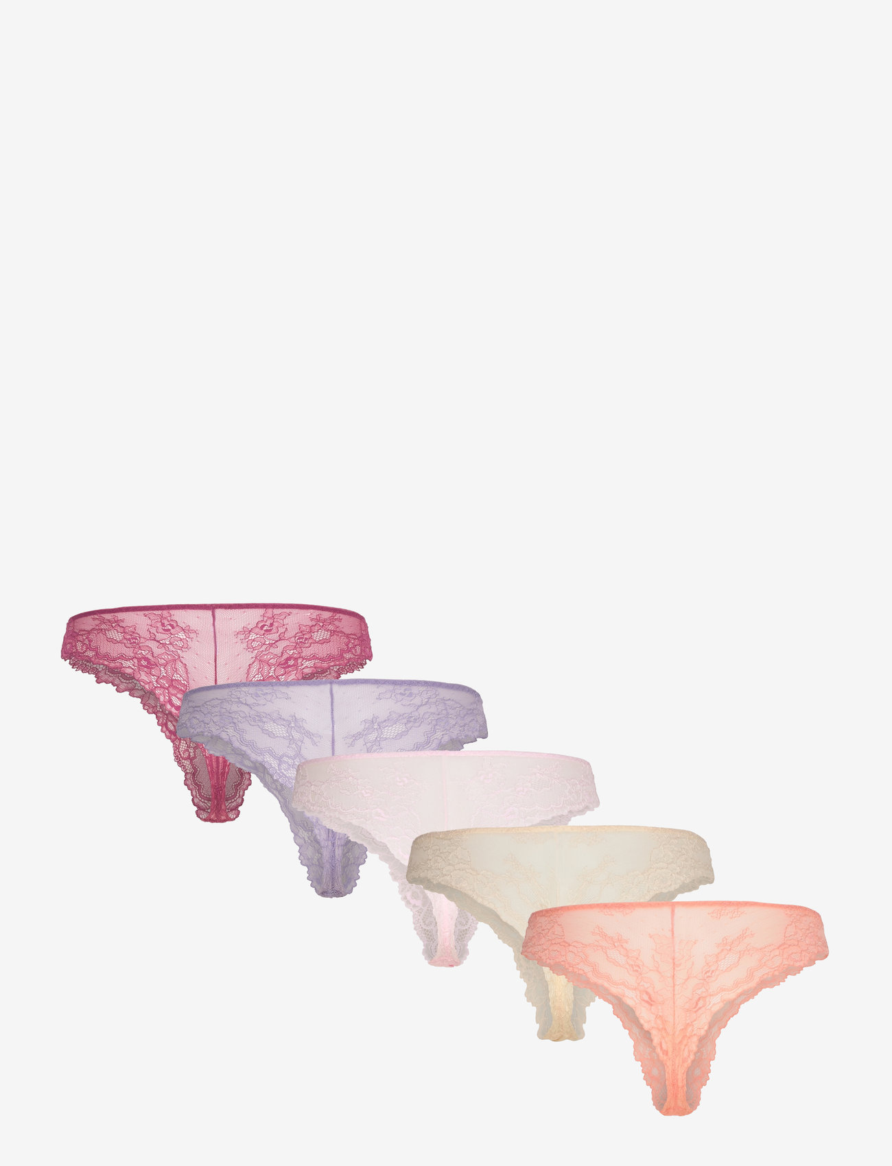 Missya - Lace string 5-pack - blooming dahlia - 4