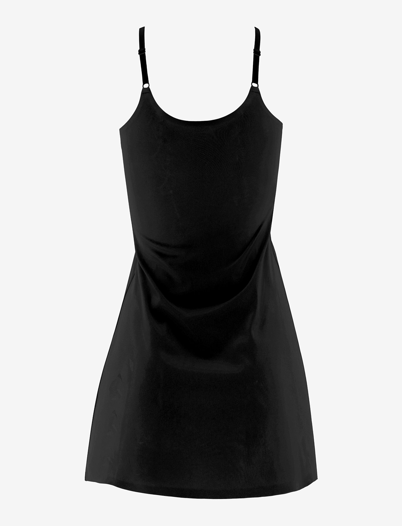 Missya - Seamless slip dress - slipklänningar - black - 1