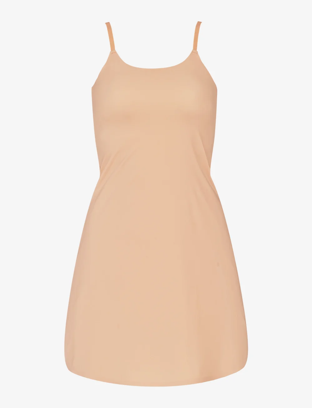 Missya - Seamless slip dress - slip dresses - nude - 0