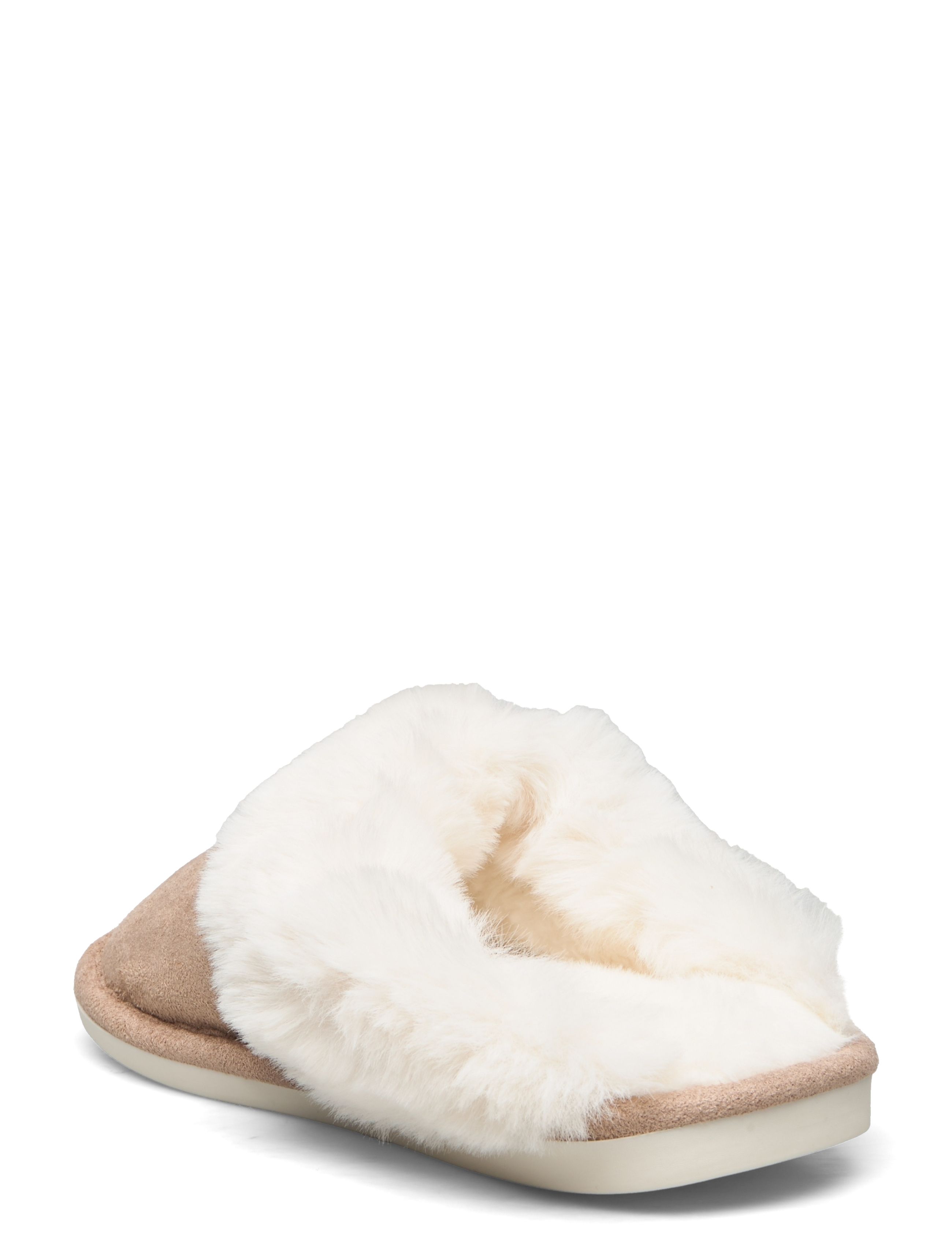Missya - Fluffy slippers - laveste priser - brown sand - 3