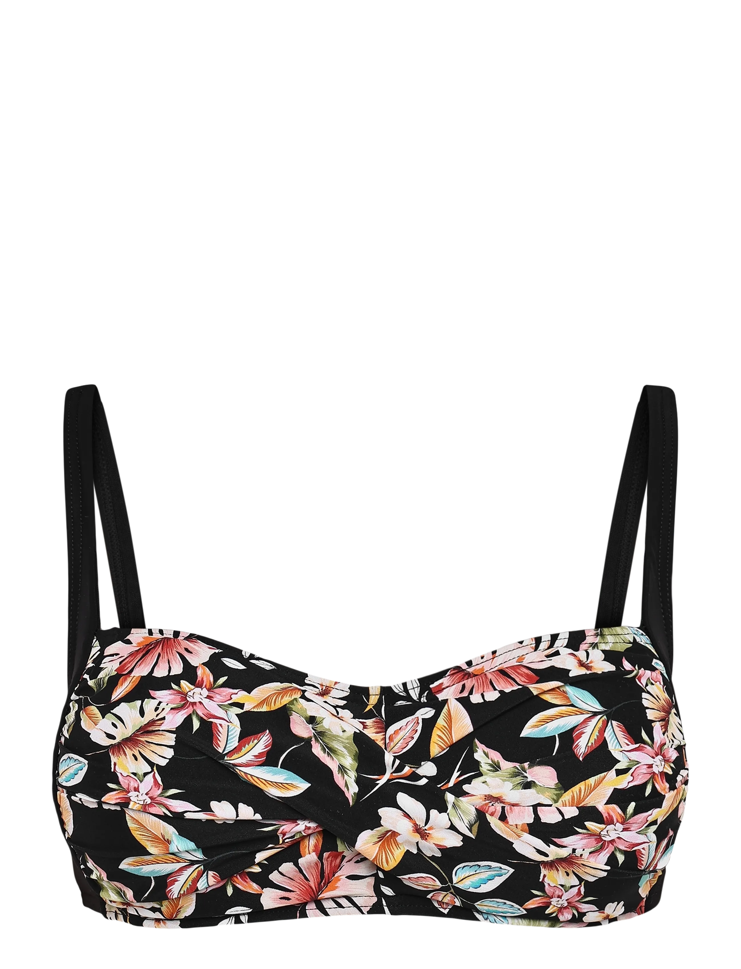 Missya Milano top cross - Bandeau-Bikini-Oberteile - TROPICAL NIGHT / multi