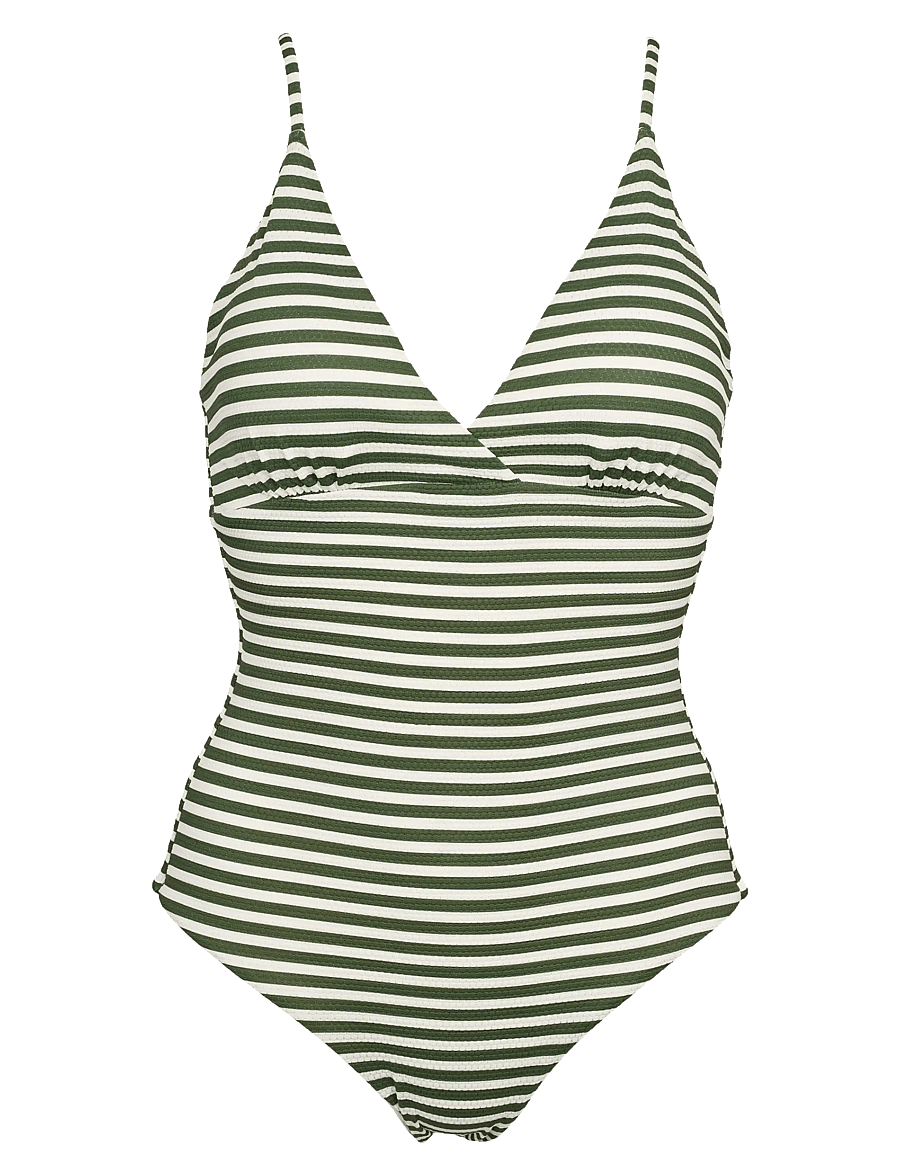 Missya - Ibiza swimsuit jacquard - badedragter - riffle green - 0