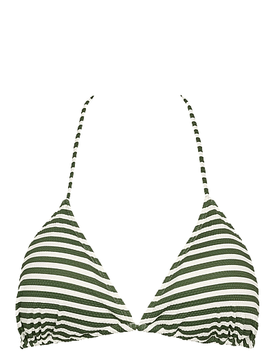 Missya Ibiza triangle jacquard - Bikini Tops - RIFFLE GREEN / green