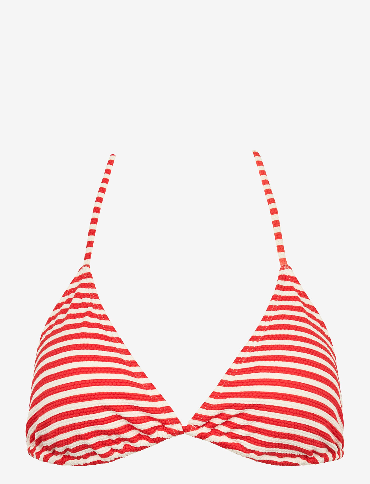 Missya - Ibiza triangle jacquard - trekantsbikinier - summer red - 1