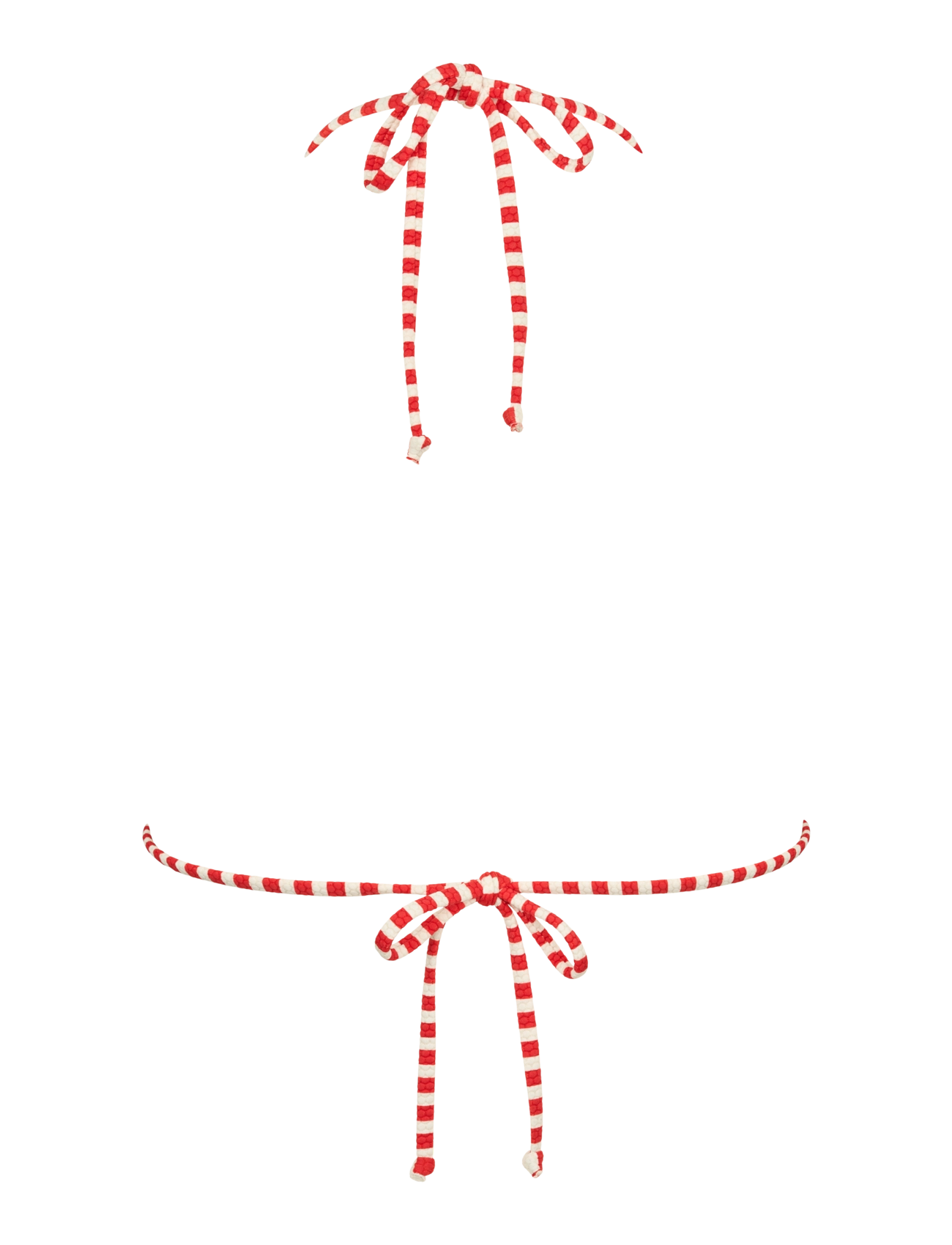Missya - Ibiza triangle jacquard - triangelformad bikinis - summer red - 2
