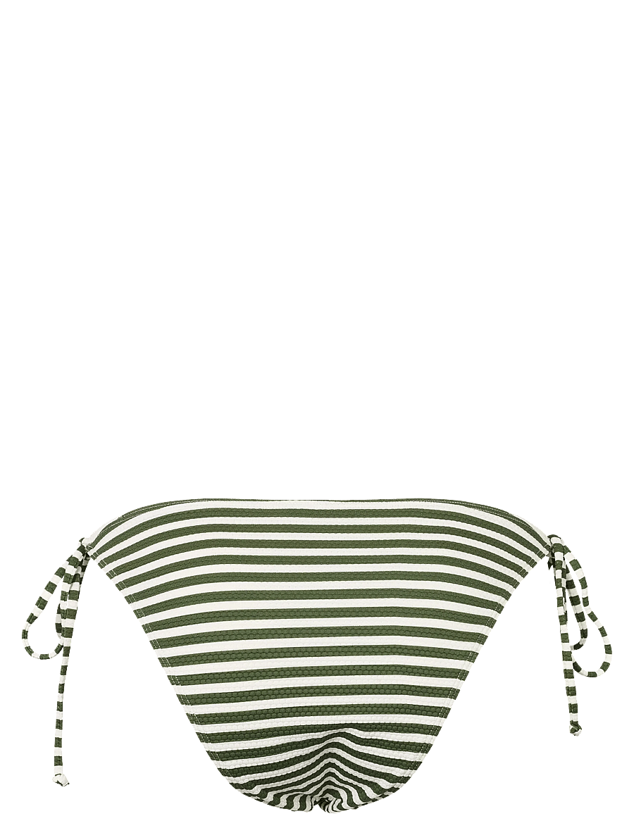 Missya - Ibiza tai cord jacquard - side tie bikinier - riffle green - 1