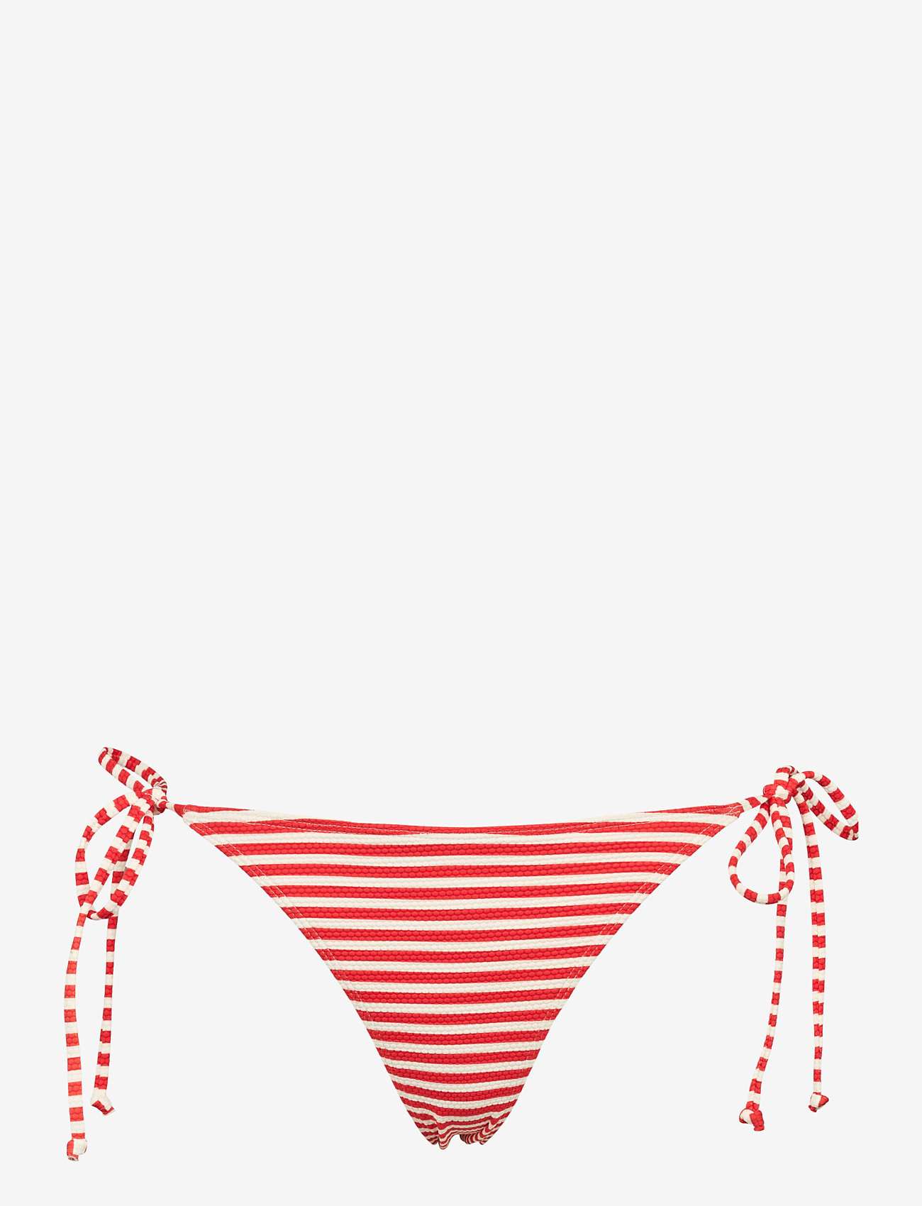 Missya - Ibiza tai cord jacquard - side tie bikinitrosor - summer red - 1