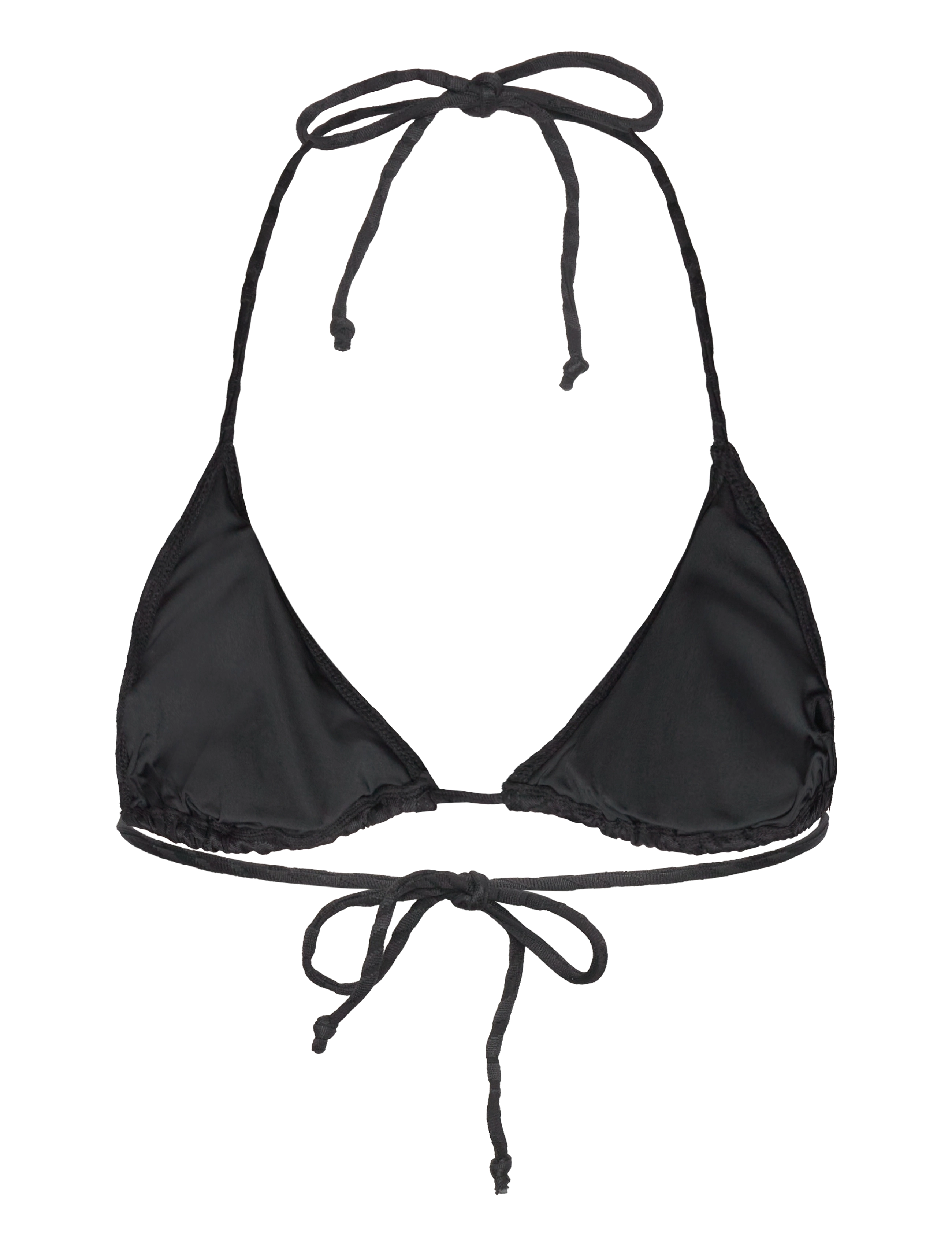 Missya - Ravello top - bikinis med trekantform - black - 2