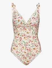 Missya - Lucca swimsuit - swimsuits - ivory w print - 0