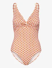Missya - Lucca swimsuit - badedragter - ivory w rose - 0