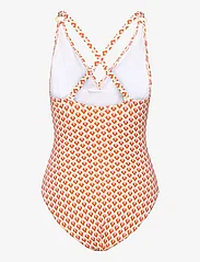 Missya - Lucca swimsuit - badedragter - ivory w rose - 2