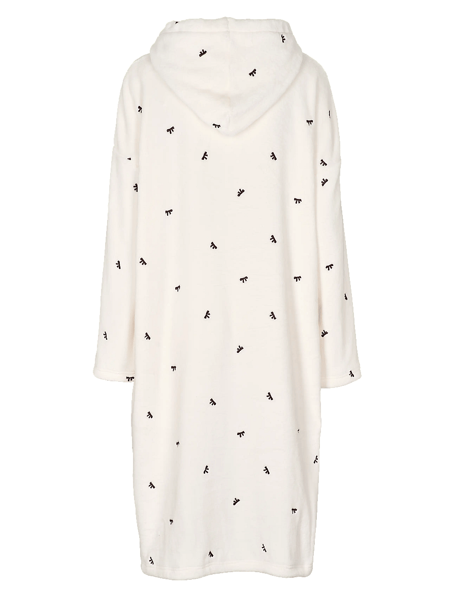 Missya - Teddy dress - natkjoler - ivory w embroidery - 1