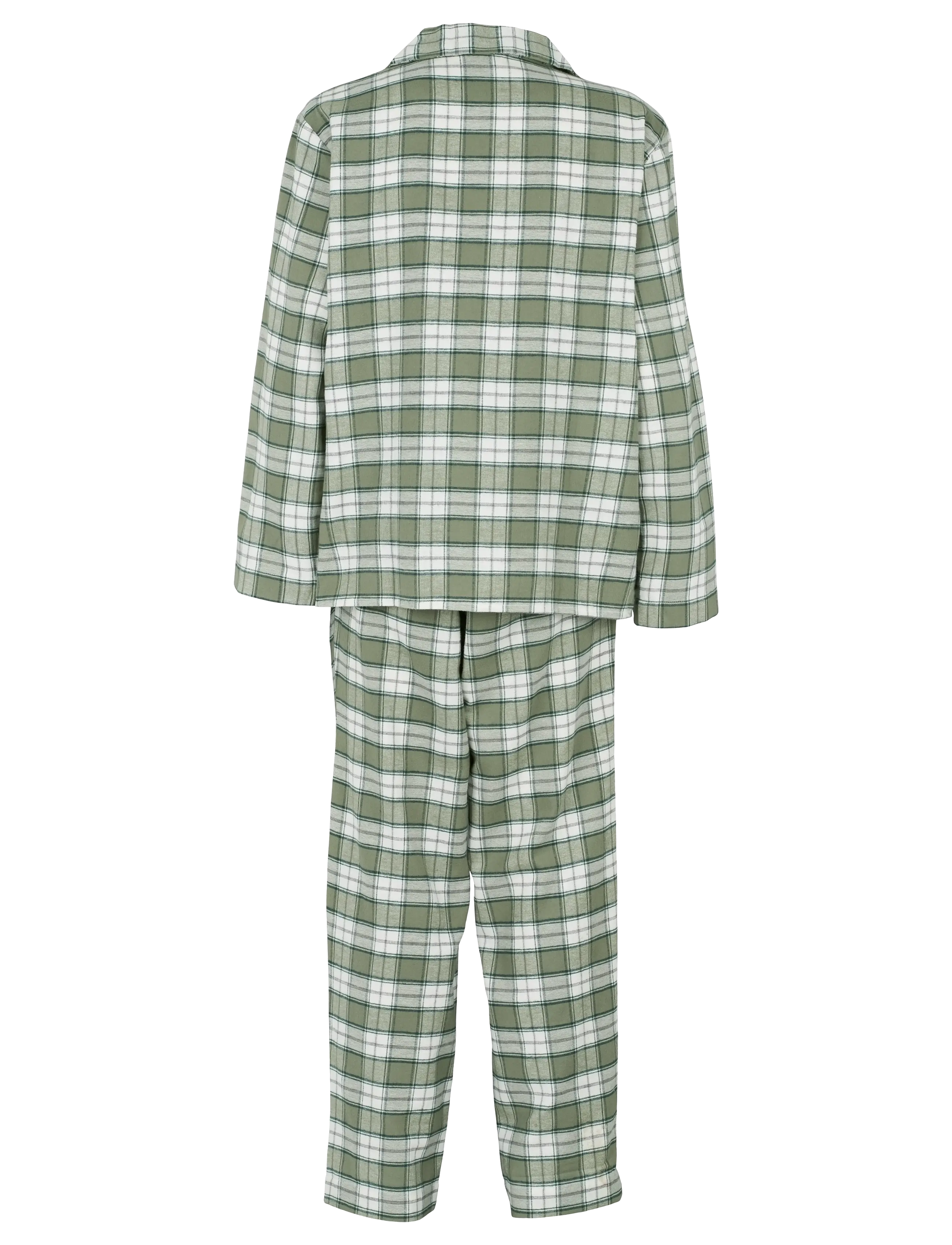 Missya - Check flannel pyjamas - pyjamas - dusty green - 2