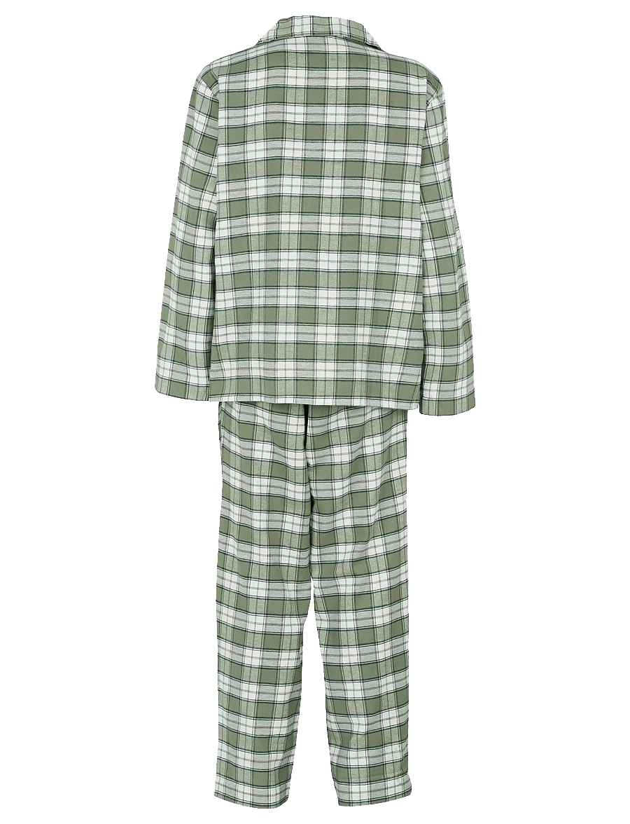 Missya - Check flannel pyjamas - pidžaamad - dusty green - 2