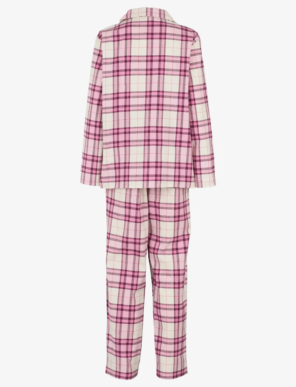 Missya - Check flannel pyjamas - pyjamas - mellow mauve - 1