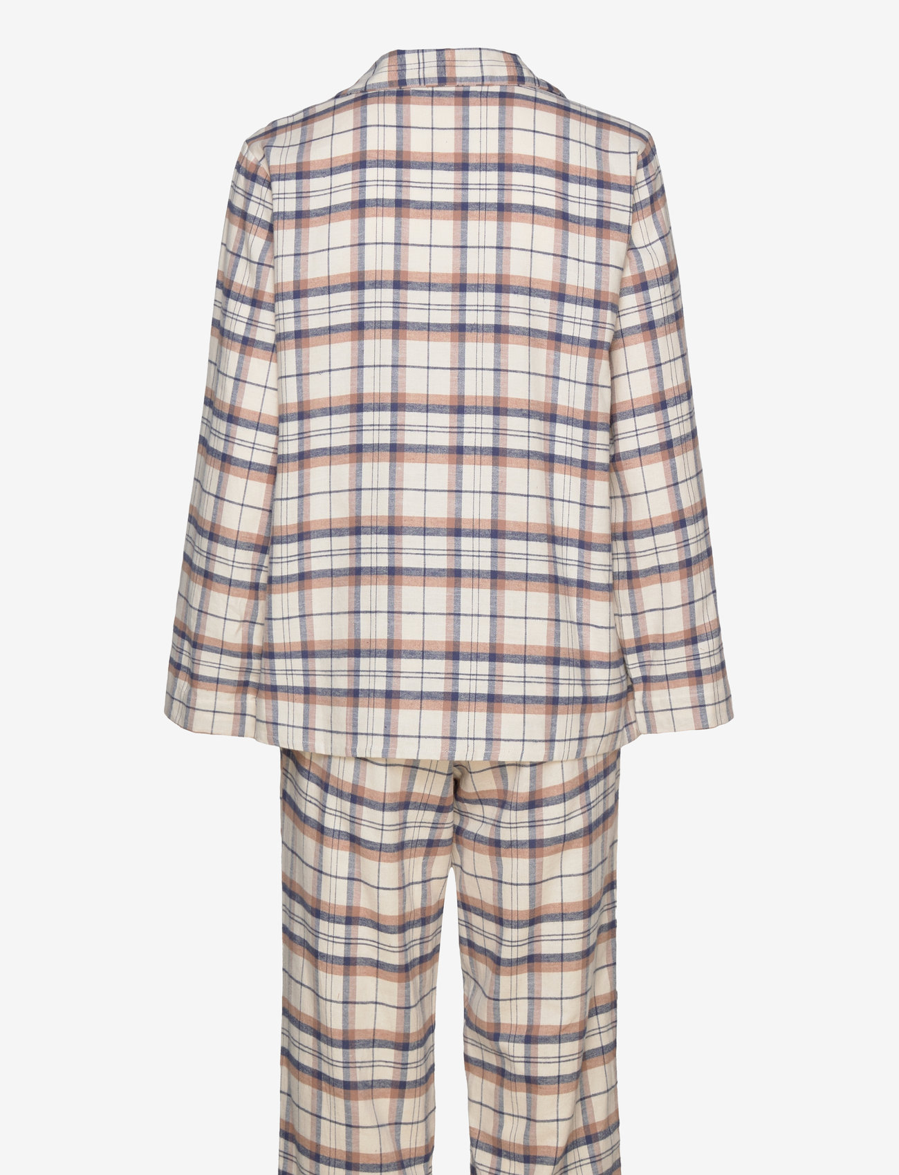 Missya - Check flannel pyjamas - laveste priser - peacoat navy - 2