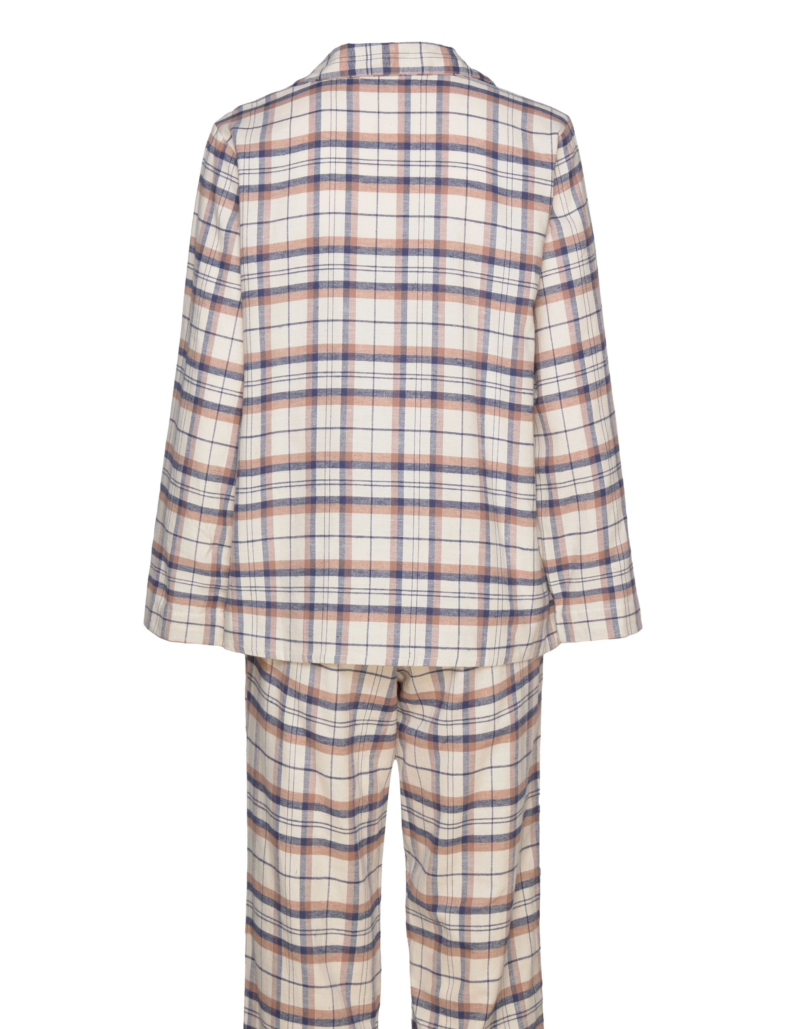 Missya - Check flannel pyjamas - laveste priser - peacoat navy - 2
