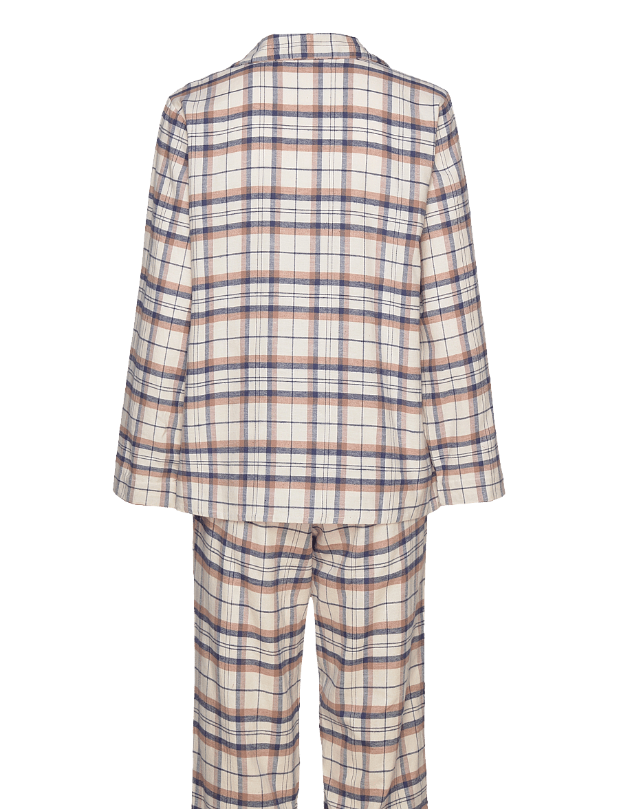 Missya - Check flannel pyjamas - pyjamas - peacoat navy - 2
