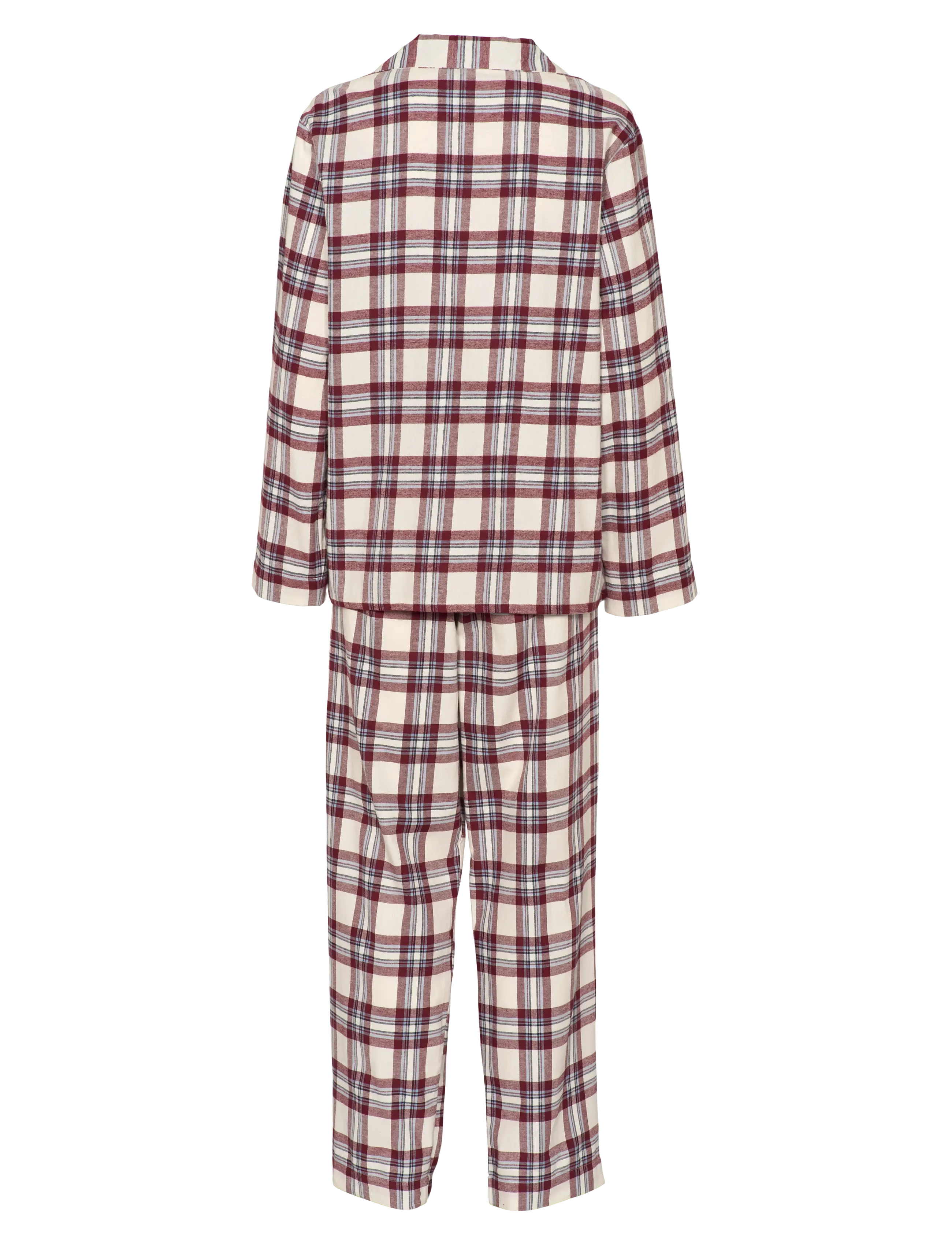Missya - Check flannel pyjamas - pyjamas - windsor wine - 2