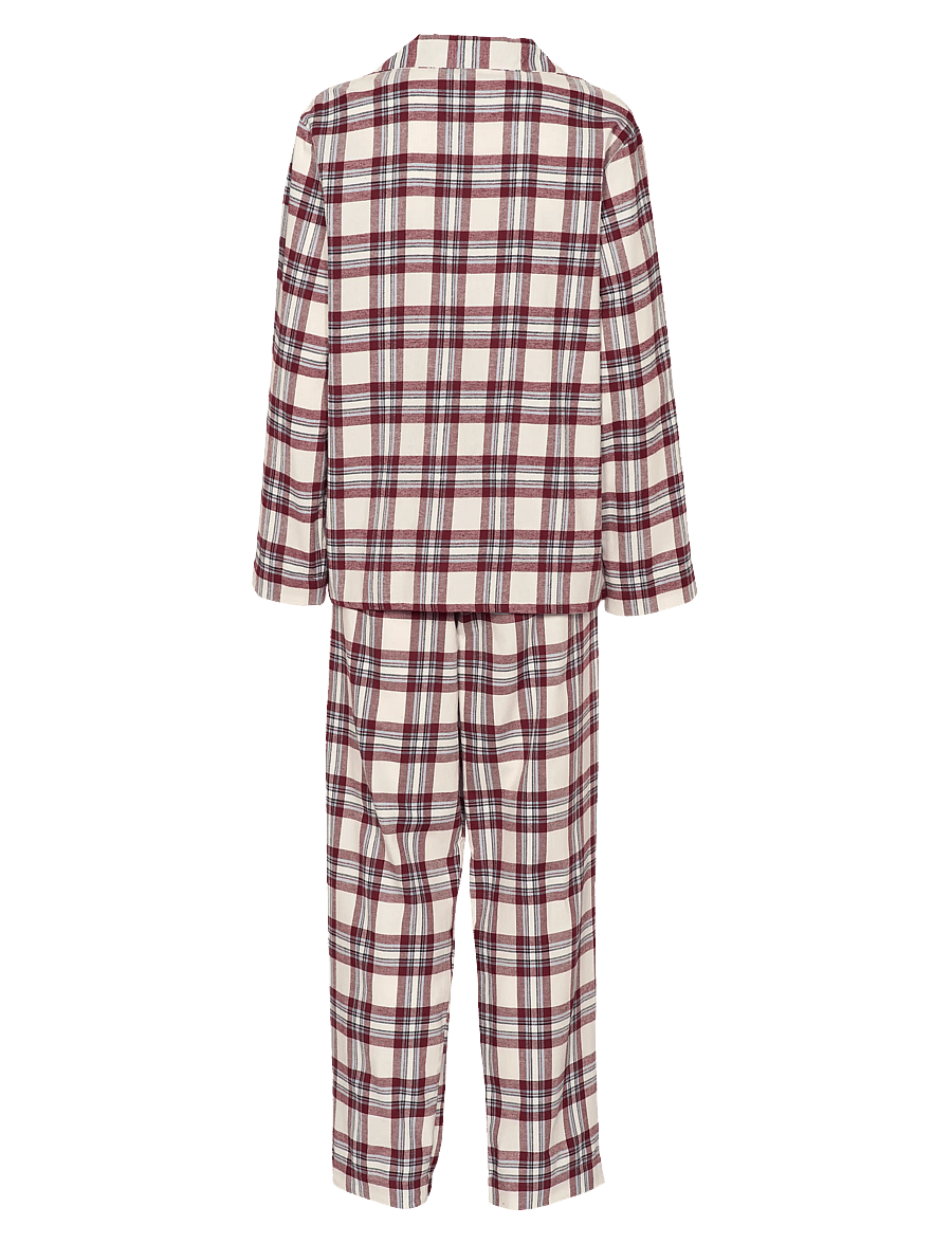 Missya - Check flannel pyjamas - pyjamas - windsor wine - 2