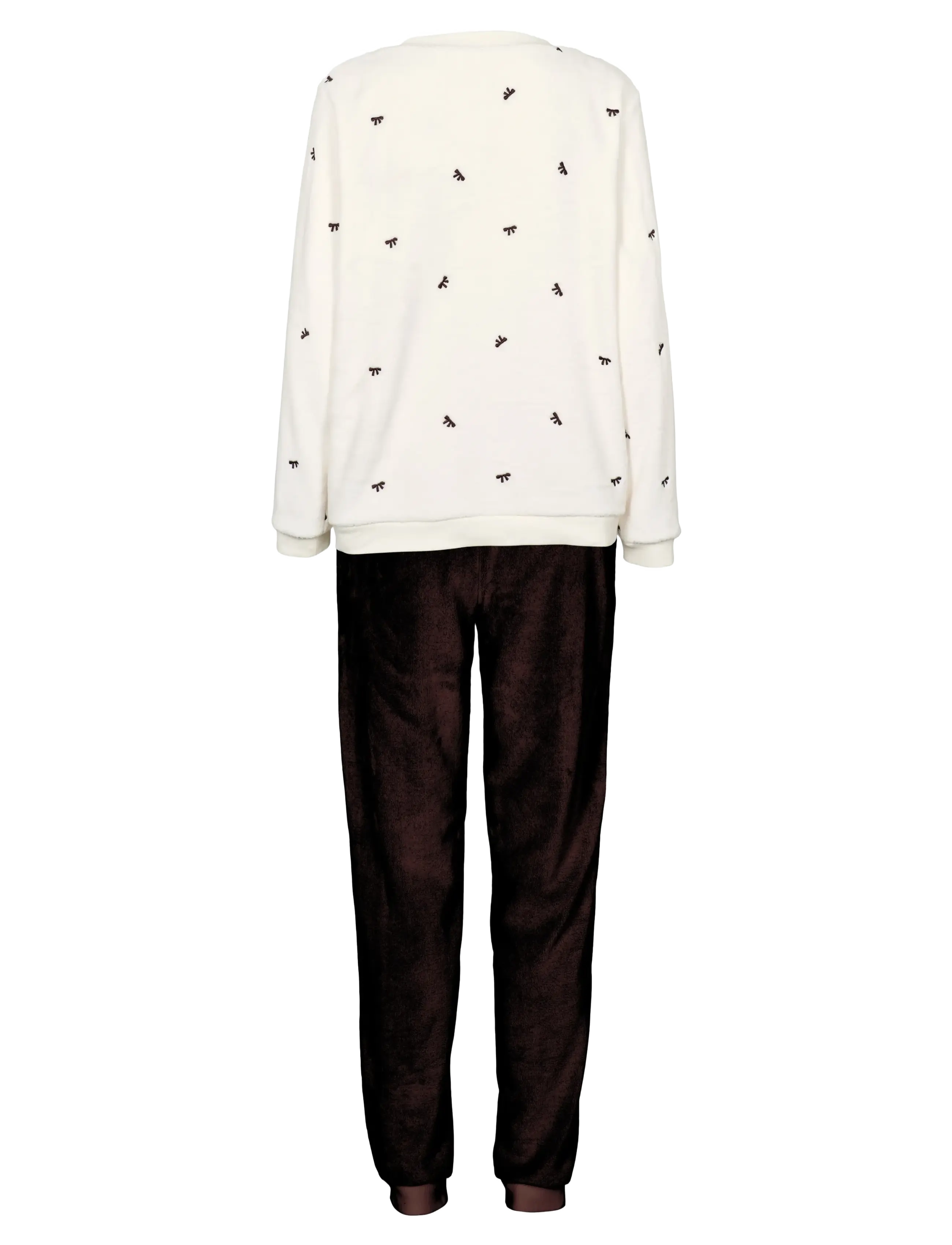 Missya - Teddy homewear set - pyjamas - ivory w embroidery - 1