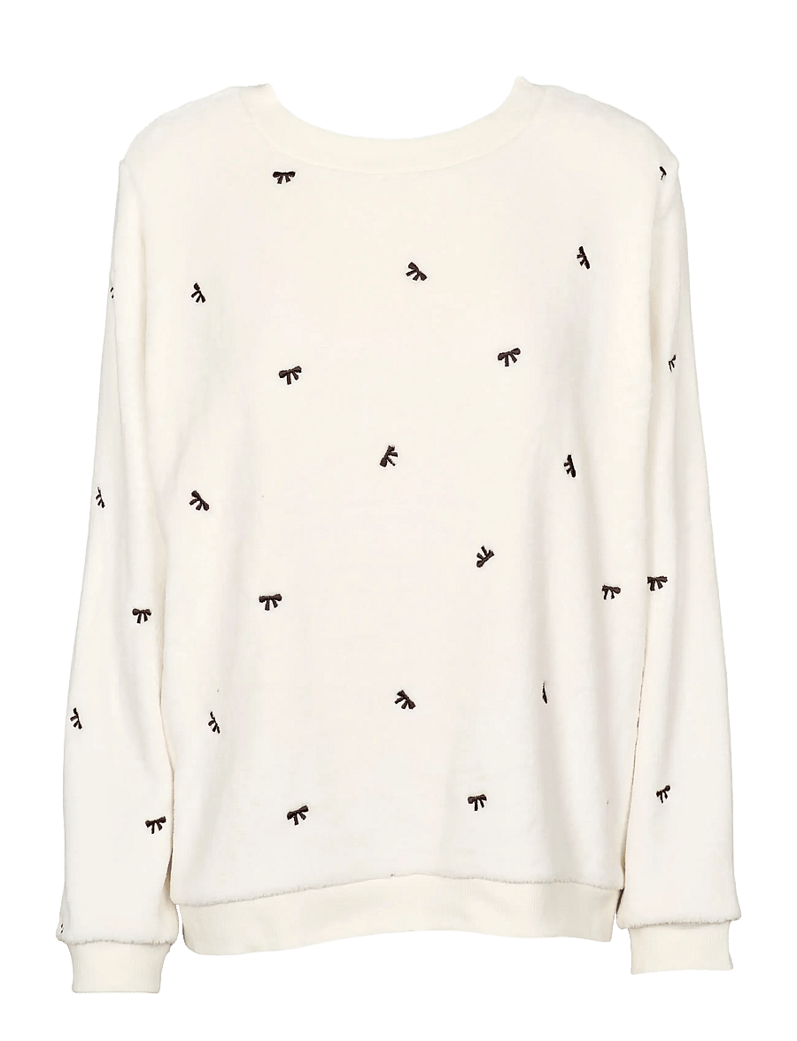 Missya - Teddy homewear set - pyjamas - ivory w embroidery - 2