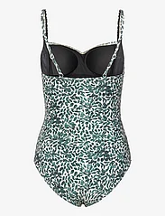 Missya - Venice swimsuit - baddräkter - deep green - 2