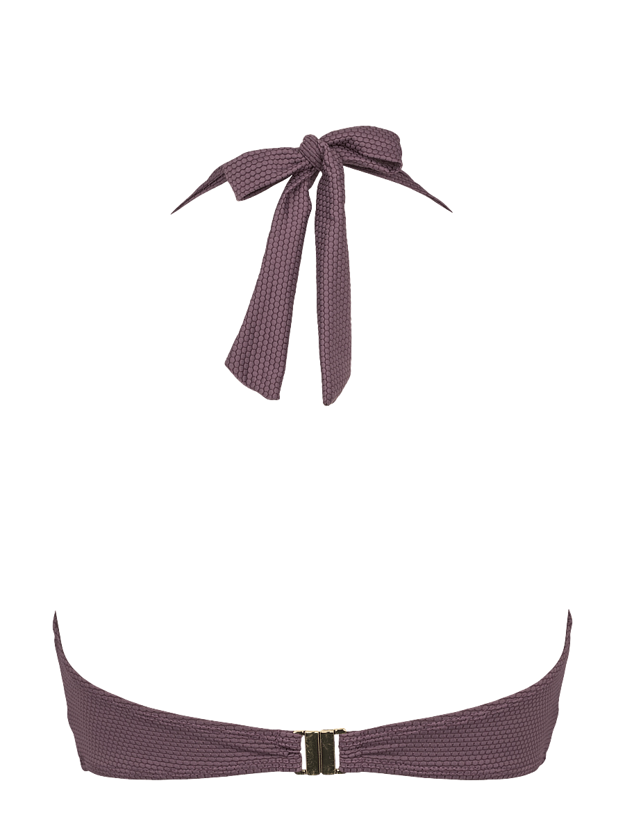 Missya - Nice top jacquard - dreieck-bikini-oberteile - dusty mauve - 1