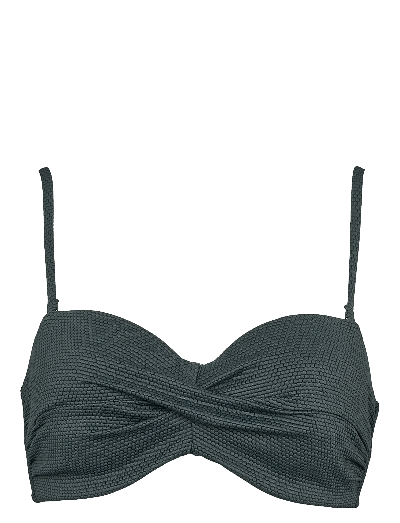 Missya - Nice bandeau jacquard - bandeau-bikini-oberteile - deep petrol - 0