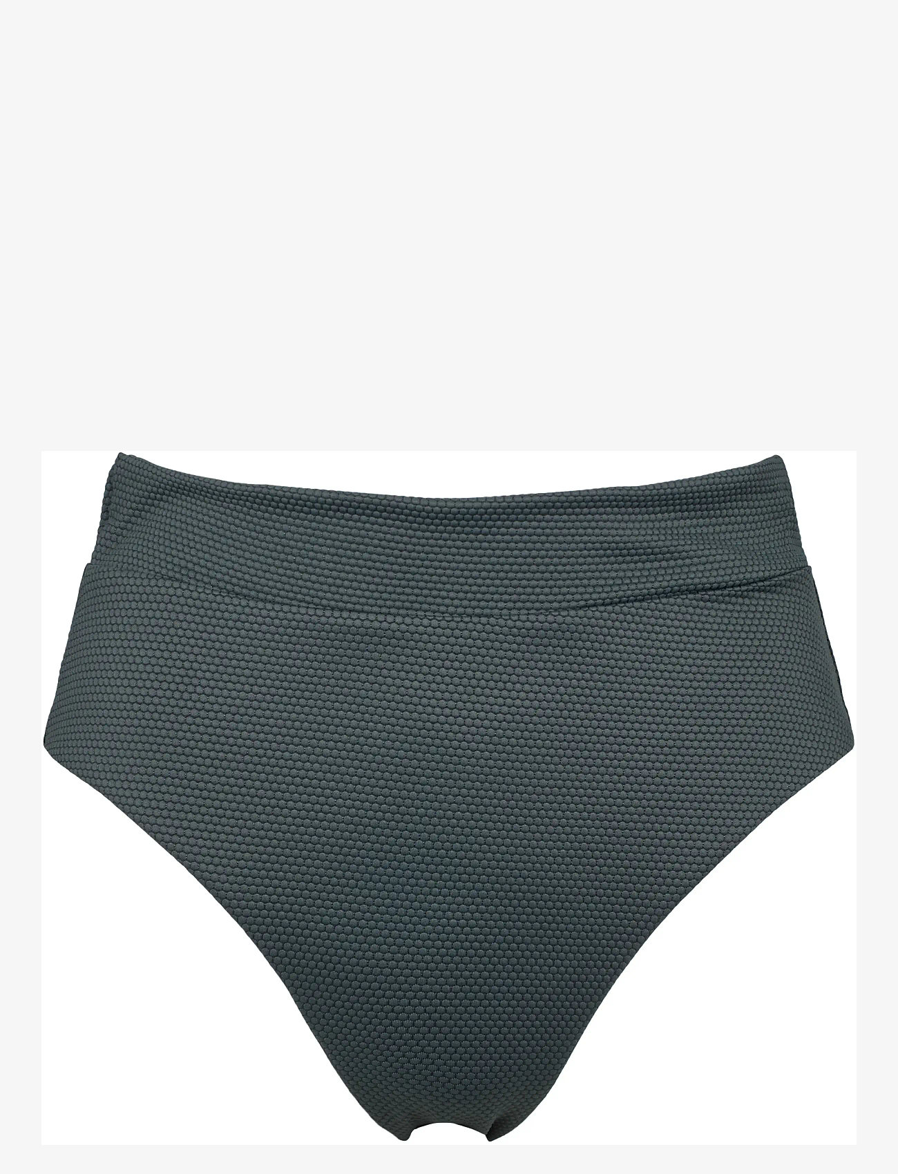 Missya - Nice high tai jacquard - bikinitrosor med hög midja - deep petrol - 0