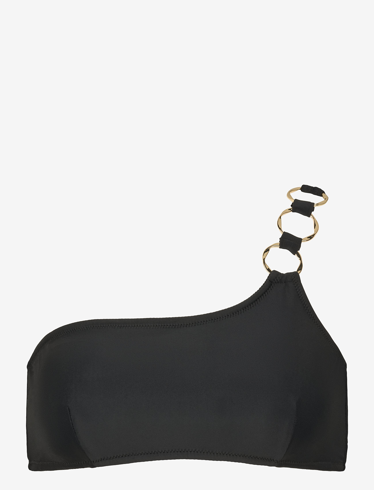 Missya - Miami top one shoulder - bandeau-bikini - black/gold - 0