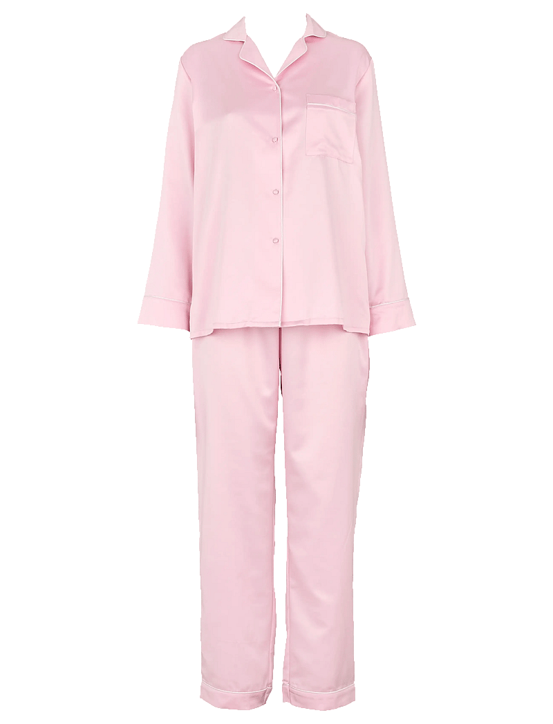 Missya - Leo sateen pyjamas - pidžaamad - pink mist - 1