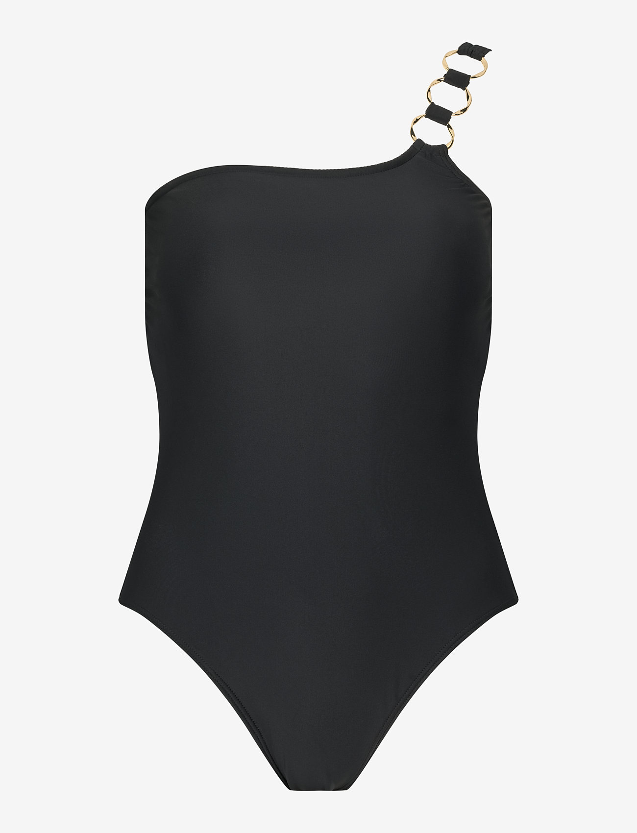 Missya - Capri swimsuit - maudymosi kostiumėliai - black/gold - 1