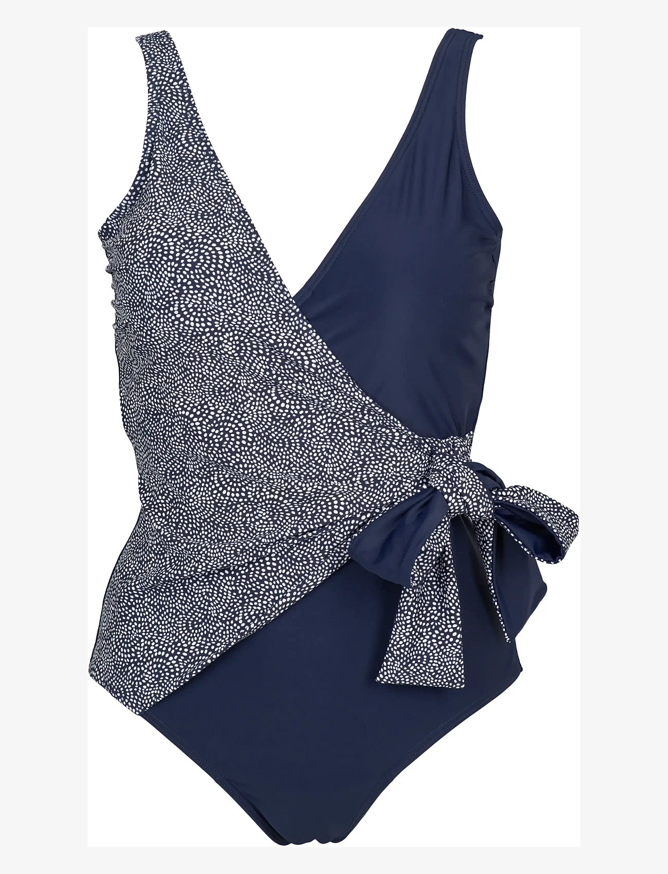 Missya - Monaco swimsuit AOP - badeanzüge - navy - 0