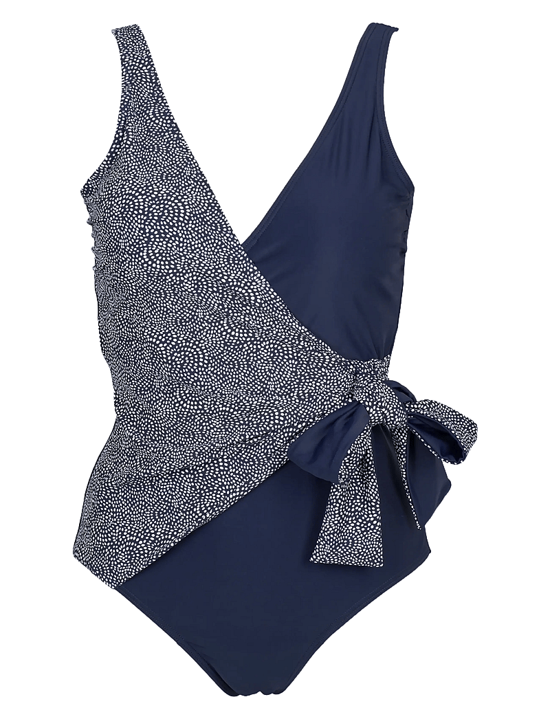 Missya - Monaco swimsuit AOP - badeanzüge - navy - 0