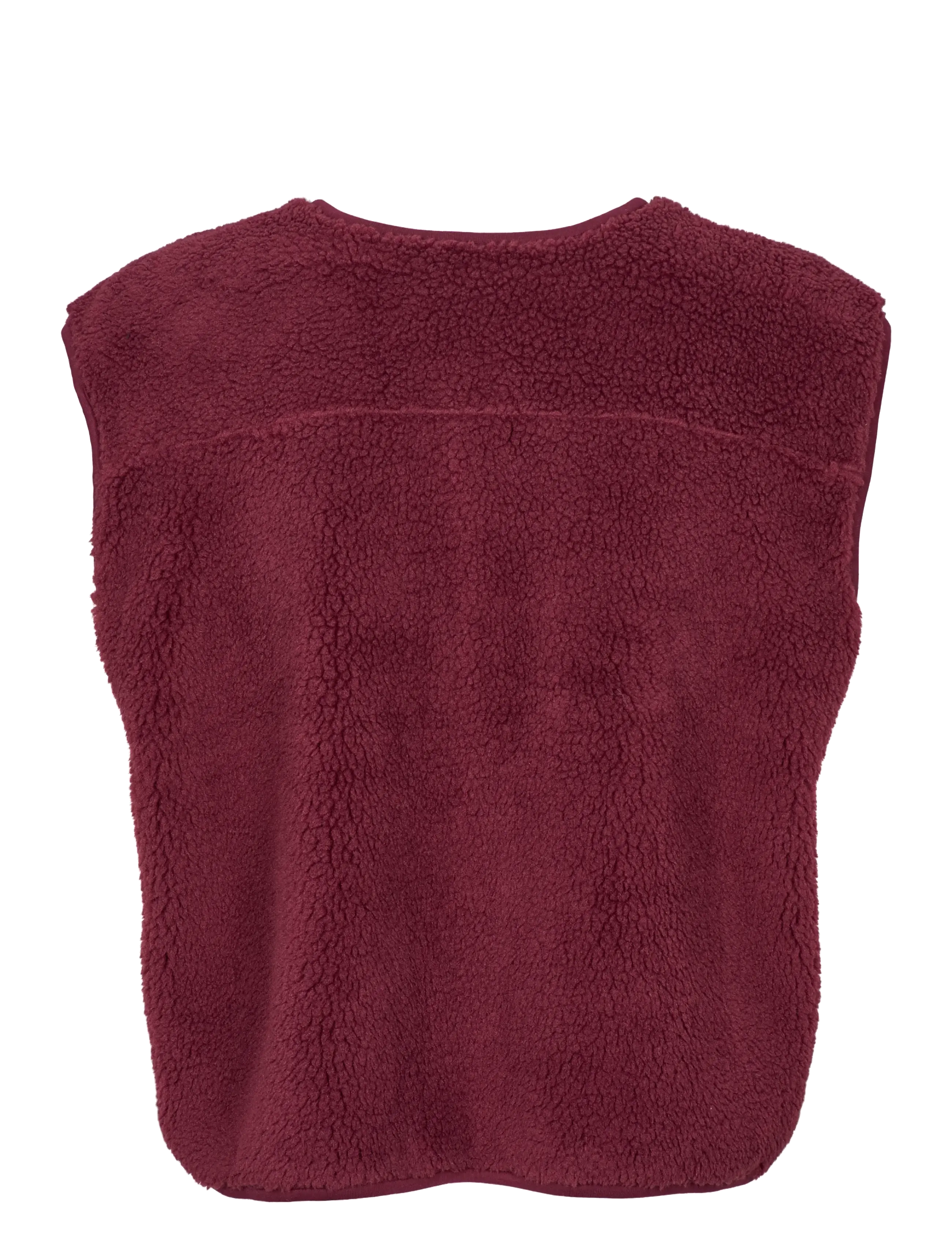 Missya - Teddy waistcoat - fleece & teddy vests - windsor wine - 1