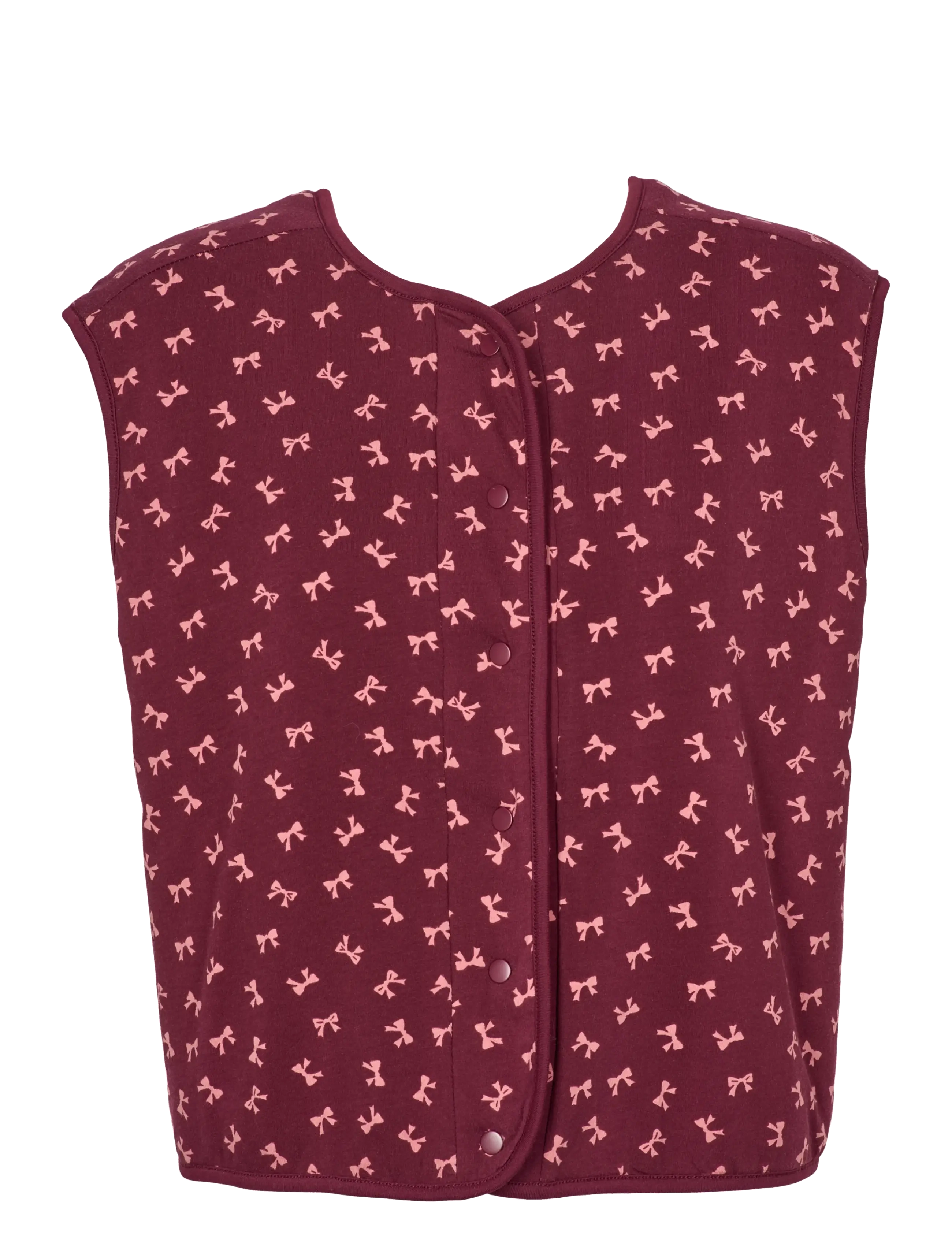 Missya - Teddy waistcoat - fleece & teddy vests - windsor wine - 2