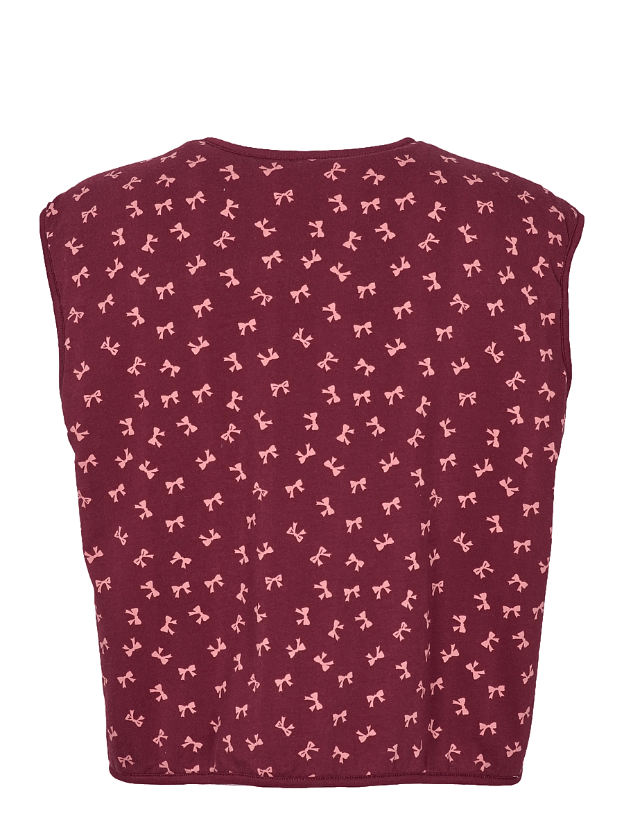 Missya - Teddy waistcoat - fleece- og teddyveste - windsor wine - 3