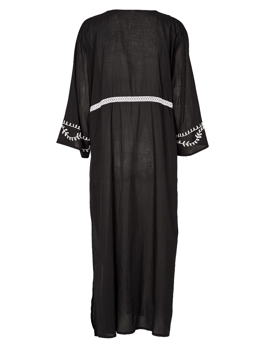 Missya - Beach kaftan - rantavaatteet - black - 1