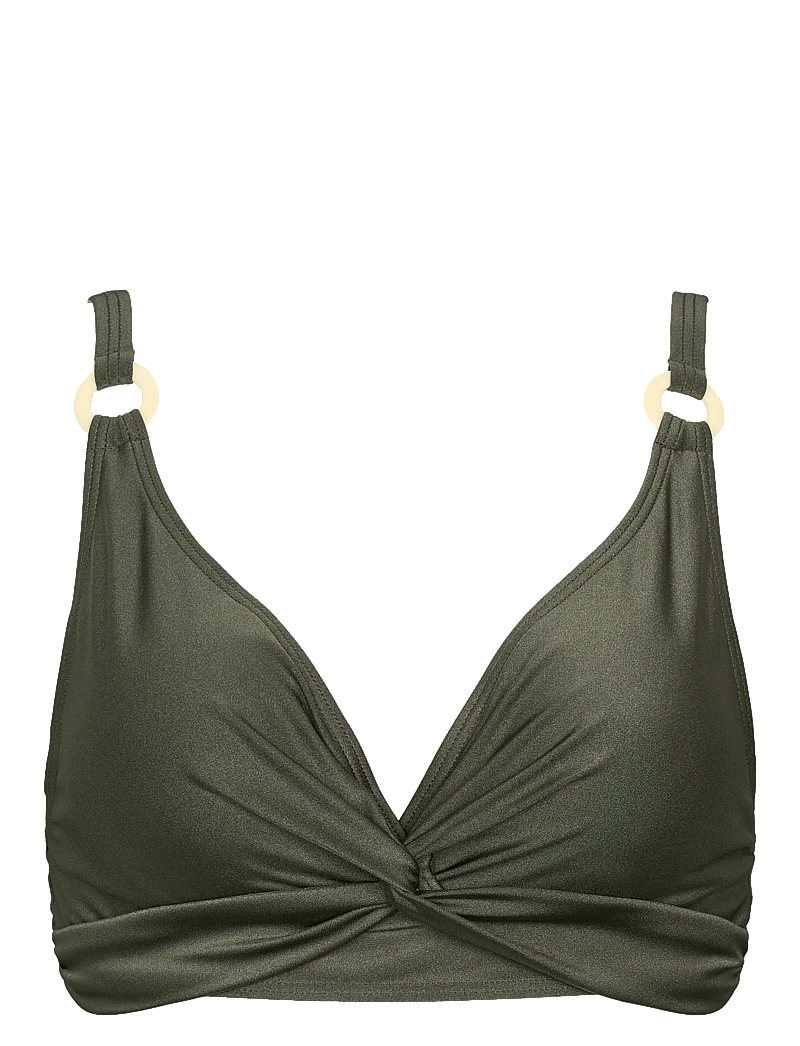 Missya - Lucca top solid - dreieck-bikini-oberteile - riffle green - 1