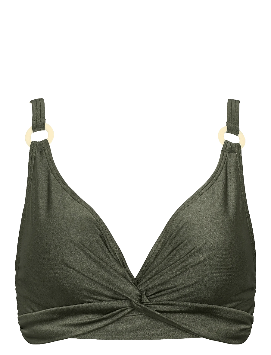 Missya - Lucca top solid - dreieck-bikini-oberteile - riffle green - 1