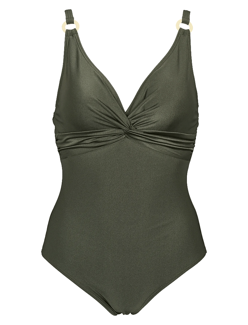 Missya - Lucca swimsuit solid - uimapuvut - riffle green - 0