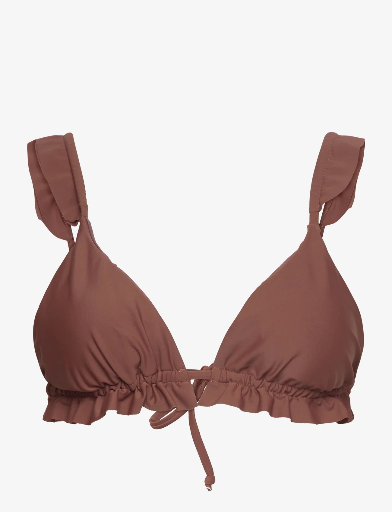 Missya - Saint Tropez top - triangle bikinis - brown - 1