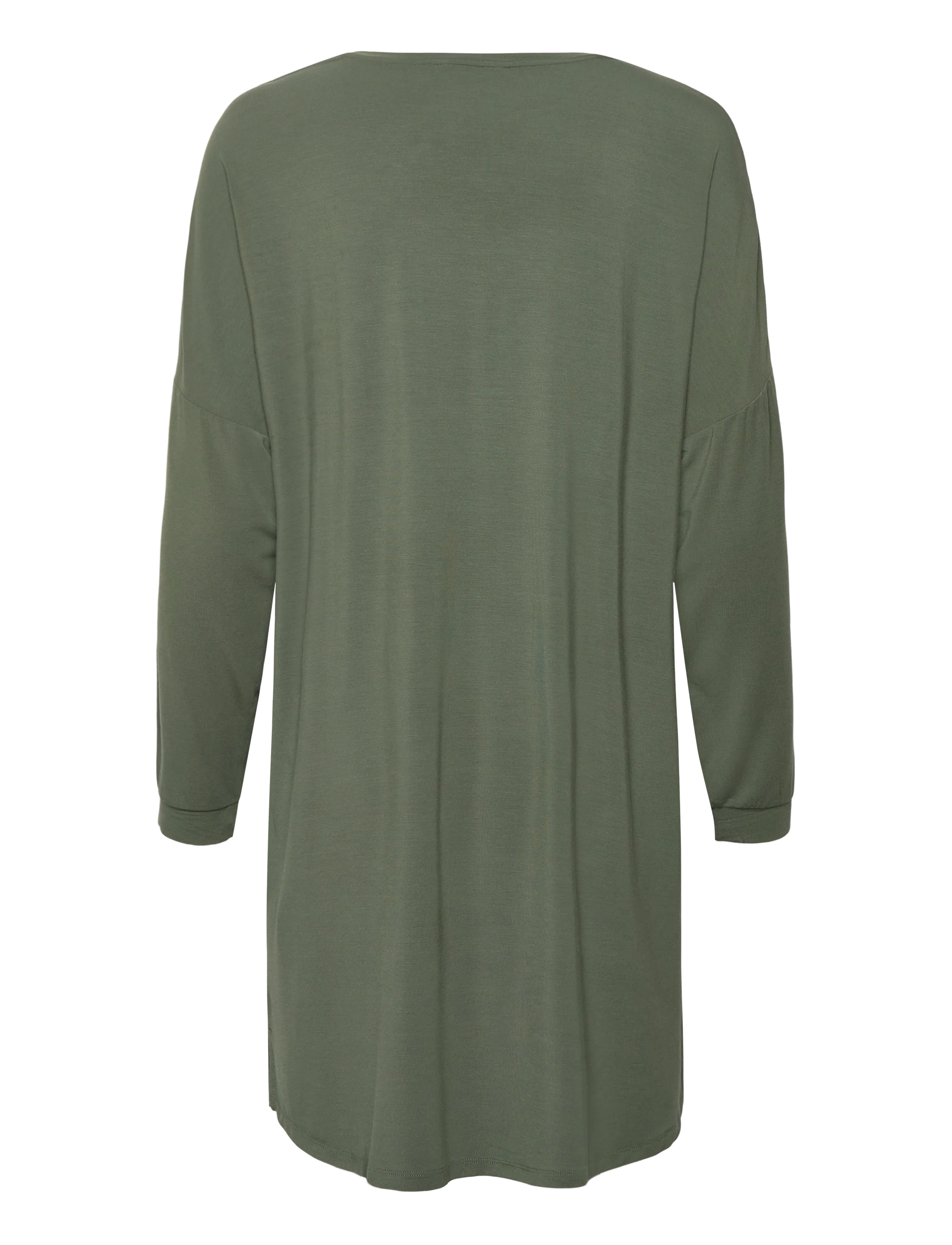 Missya - Softness LS night dress - dusty green - 1