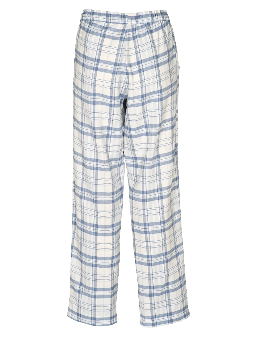 Missya - Check flannel night pants - pyjamasbyxor - clear blue - 2