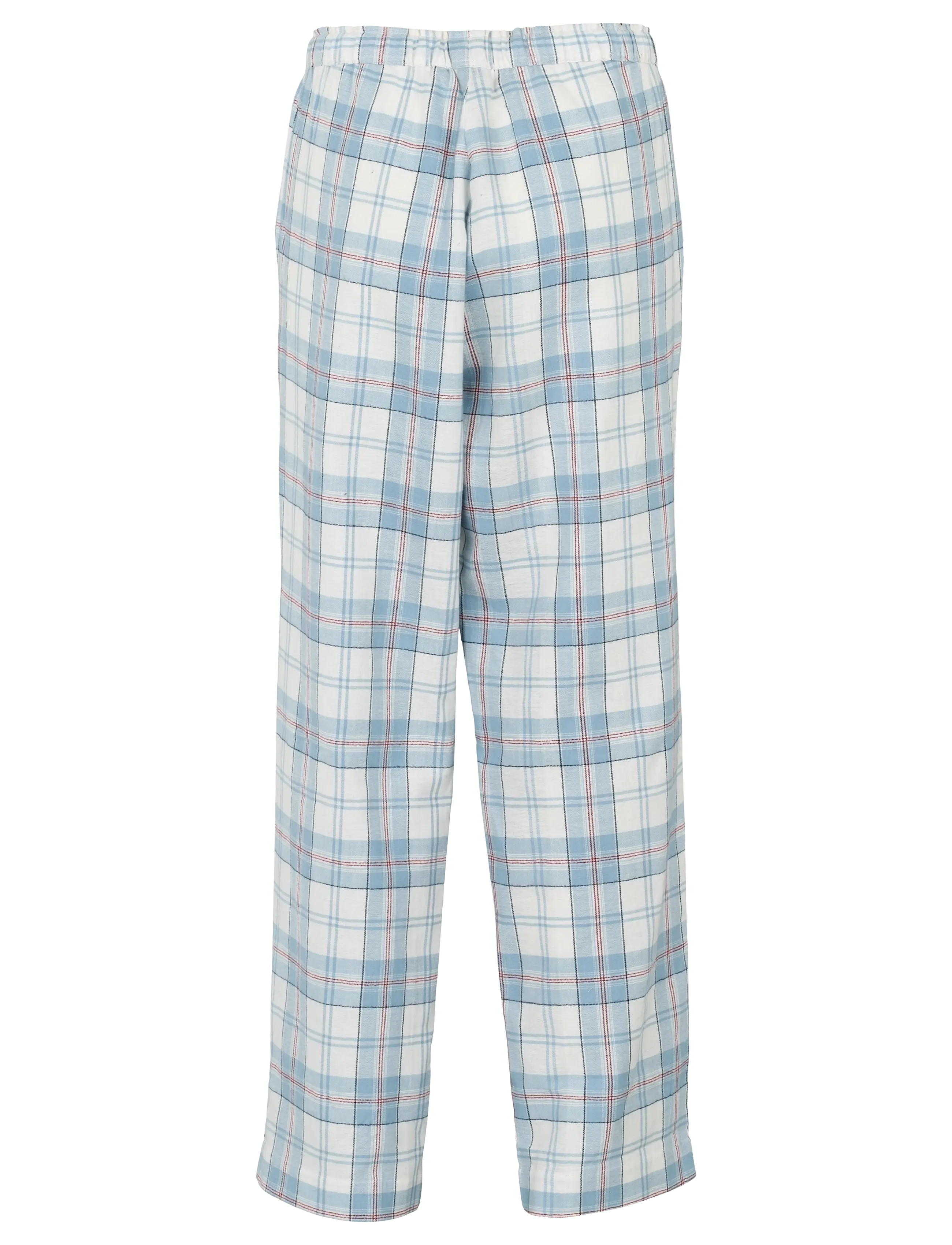Missya - Check flannel night pants - light blue - 1