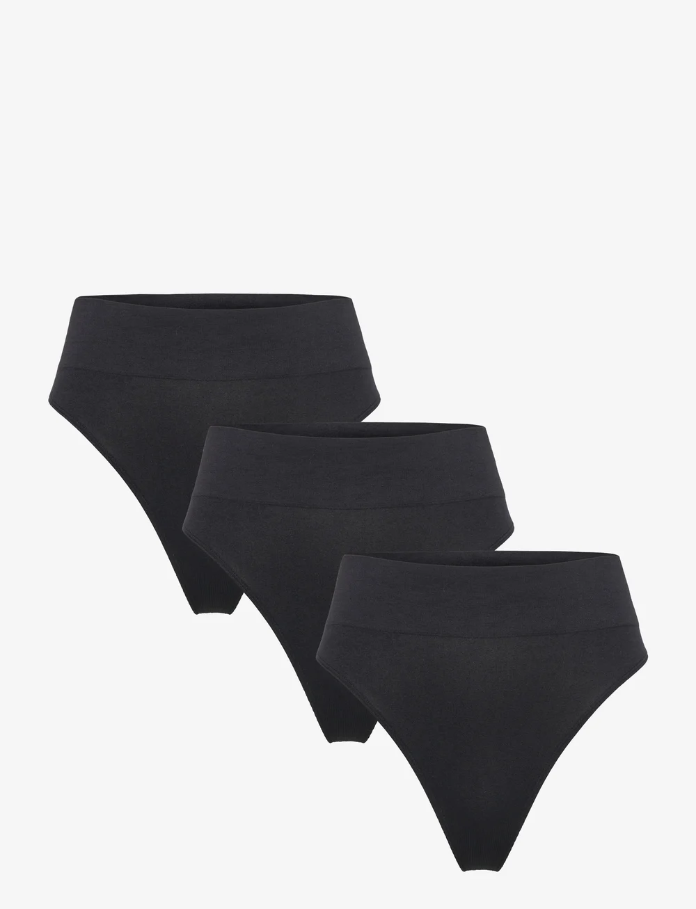 Missya - Lucia high string 3pack - midi & maxi trosor - black - 0