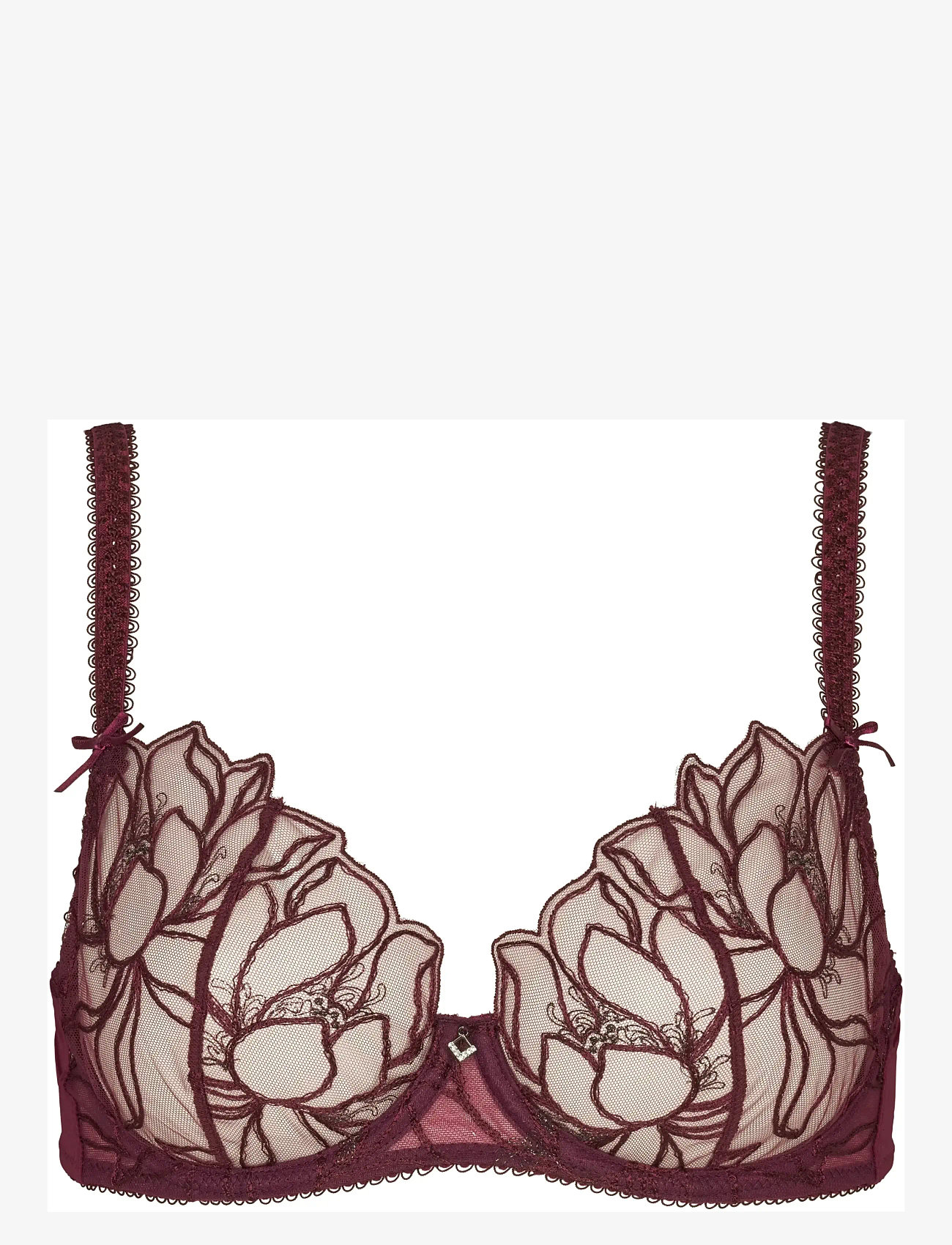 Missya - Emily wire bra - bh:ar med bygel - wine - 1