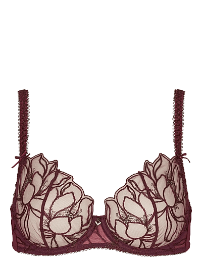 Missya Emily wire bra - Bh:ar med bygel - WINE / burgundy